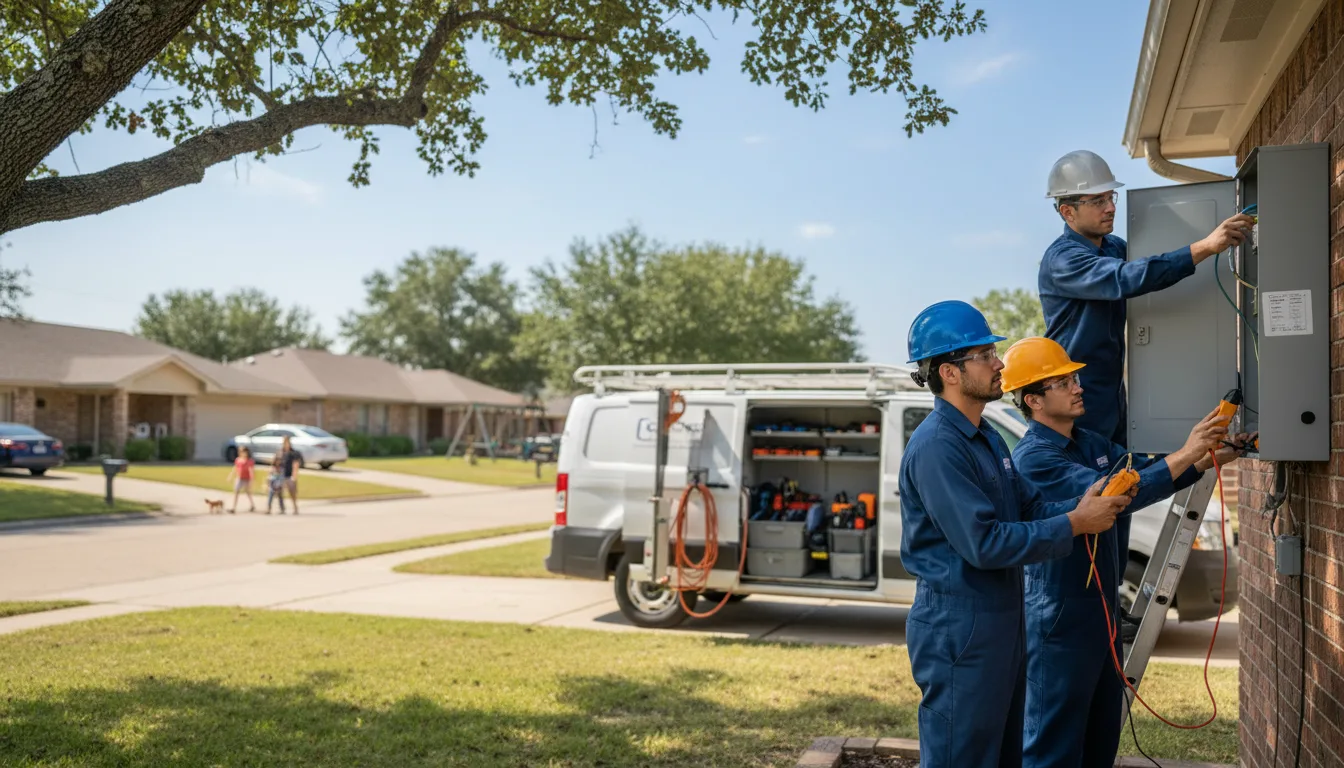Certified electrician providing emergency electrical services in Albuquerque, NM